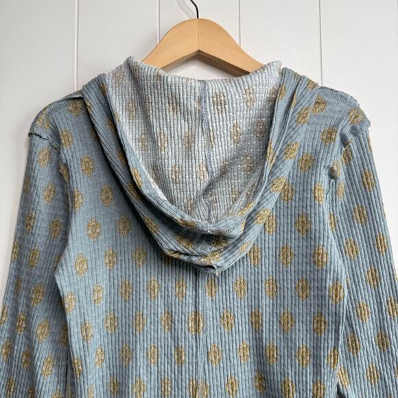 Free People long johns lil' bit lou flare one-piece loungewear thermal cotton - Picture 7 of 8